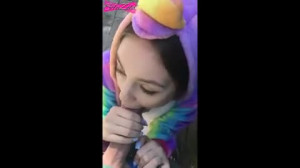 Sucked His Cock In My Sexy Unicorn Suit - SolaZola