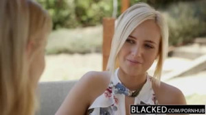 BLACKED First interracial threesome for stunning blondes Ash Hollywood and Kate England