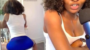 ASMR JOI — Ebony Step Sis makes you Cum in her Mouth while Riding Her Dildo