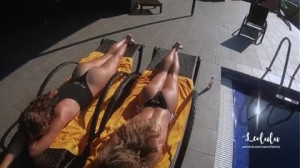 Hot Morning Blowjob And Fuck By The Pool Next To My Friend - Amateur Couple LeoLulu